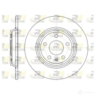 Тормозной диск ROADHOUSE 1460689 5HY91V 61112.00 D SX6111200