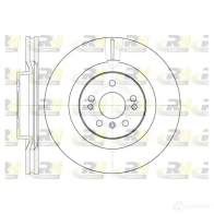 Тормозной диск ROADHOUSE V6XVSF1 DSX61030 10 61030.10 Mercedes M-Class (W164) 2 Кроссовер 3.0 ML 280 CDI 4 matic (1620) 190 л.с. 2005 – 2009