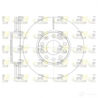 Тормозной диск ROADHOUSE Audi A4 (B7) 3 Кабриолет 3.2 Fsi 255 л.с. 2006 – 2009 01L6AS DSX6 122710 61227.10