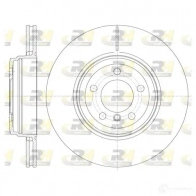 Тормозной диск ROADHOUSE 6852.10 D SX685210 NOWQF Bmw 6 (E63) 2 Купе 3.0 635 d 286 л.с. 2007 – 2010
