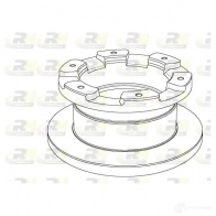Тормозной диск ROADHOUSE NSX1181.10 Iveco Daily 3 1997 – 2006 NSX118110 11 81.10