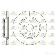 Тормозной диск ROADHOUSE DSX612841 0 6OGT7P 61284.10 Opel Insignia (A) 1 Седан 2.0 Biturbo CDTI 4x4 (69) 190 л.с. 2008 – 2011