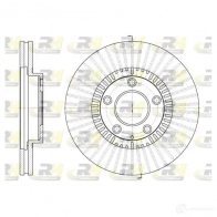 Тормозной диск ROADHOUSE 6898.10 Mazda MPV (LW) 2 Минивэн 3.0 i V6 200 л.с. 2002 – 2006 QHDV0QD DSX68981 0
