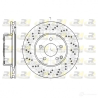 Тормозной диск ROADHOUSE DSX6 106810 61068.10 43F139S Mercedes C-Class (C204) 3 Купе 2.1 C 220 CDI (2002) 163 л.с. 2011 – 2025
