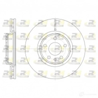 Тормозной диск ROADHOUSE DSX61543 10 Audi A4 (B8) 4 Универсал 61543.10 BYOL9