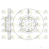 Тормозной диск ROADHOUSE 6592.10 Audi A4 (B7) 3 Кабриолет 4.2 Rs4 Quattro 420 л.с. 2006 – 2009 D SX659210 H4R2X