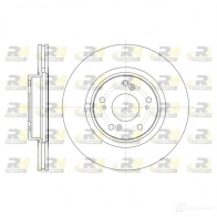 Тормозной диск ROADHOUSE 61359.10 E3USW1 Honda Accord 8 (CW) Универсал 2.2 i DTEC (CW3) 180 л.с. 2008 – 2025 DSX61 35910