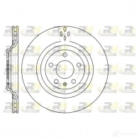 Тормозной диск ROADHOUSE FJZMW Audi A6 (C6) 3 2004 – 2010 DSX613091 0 61309.10