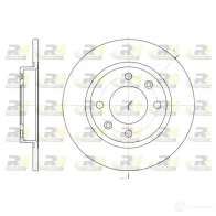 Тормозной диск ROADHOUSE DSX6 13600 Peugeot 405 2 (4E) Универсал 1.9 TD 90 л.с. 1992 – 1996 Y76IB 6136.00