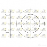 Тормозной диск ROADHOUSE 1460491 NKF4P DSX6019 00 6019.00