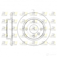 Тормозной диск ROADHOUSE 1460502 6032.00 DSX603 200 T7JYJ