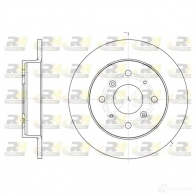 Тормозной диск ROADHOUSE DSX6 20800 1461298 6208.00 IBW1S