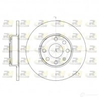 Тормозной диск ROADHOUSE Opel Astra (G) 2 Хэтчбек 1.2 16V (F08. F48) 65 л.с. 1998 – 2000 DSX68000 0 32QNZ 6800.00