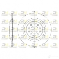 Тормозной диск ROADHOUSE 3O8MS1 DSX61783 00 61783.00 Jeep Cherokee (KL) 5 2013 – 2020