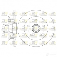 Тормозной диск ROADHOUSE TZLSHT Volkswagen Transporter (T3) 3 Автобус 2.1 112 л.с. 1984 – 1992 6415.00 DS X641500