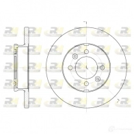 Тормозной диск ROADHOUSE D SX610400 O7KQTH 6104.00 1460603