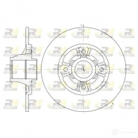 Тормозной диск ROADHOUSE D SX607300 6073.00 1460534 57NCMA