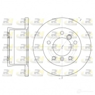 Тормозной диск ROADHOUSE 1461636 DSX65 6600 G18MIC 6566.00 - Изображение 2