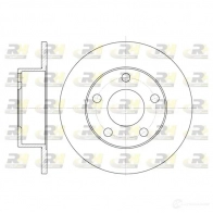 Тормозной диск ROADHOUSE 6803.00 Mitsubishi Colt 6 (Z3, Z2) 2002 – 2013 D SX680300 SV50Z8D