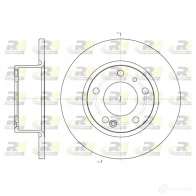 Тормозной диск ROADHOUSE DS X614100 6141.00 UDWAV 1461005