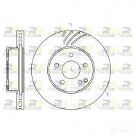 Тормозной диск ROADHOUSE DSX61 18410 Mercedes C-Class (C204) 3 Купе 2.1 C 220 CDI (2002) 163 л.с. 2011 – 2025 23IXFZ 61184.10