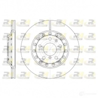 Тормозной диск ROADHOUSE Audi A8 (D3) 2 2002 – 2009 61155.10 D SX6115510 GQTJRPM