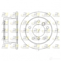 Тормозной диск ROADHOUSE DSX65650 0 1461635 RBEC9UL 6565.00 - Изображение 2