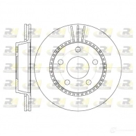 Тормозной диск ROADHOUSE B4XYLM9 Audi A8 (D2) 1 1994 – 2002 DSX63561 0 6356.10