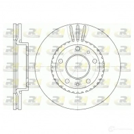 Тормозной диск ROADHOUSE DSX 688810 EXWMLN 6888.10 1461938