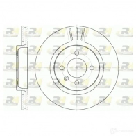 Тормозной диск ROADHOUSE DSX629 410 Volkswagen Passat (B3-B4) 2 Универсал 1.8 G60 Syncro 160 л.с. 1988 – 1997 6294.10 4B66H