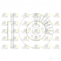 Тормозной диск ROADHOUSE 1461261 DSX6170 10 6170.10 75GS1M6