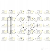 Тормозной диск ROADHOUSE DSX6 131810 NXESSRT Opel Corsa (D) 4 Хэтчбек 1.7 CDTI (L08. L68) 130 л.с. 2009 – 2014 61318.10