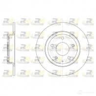 Тормозной диск ROADHOUSE 3Y9W76S 61519.00 DSX61 51900 Mazda 6 (GJ, GL) 3 Седан 2.0 (GJ2. GL2. GL6) 146 л.с. 2013 – 2025