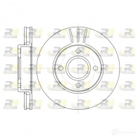 Тормозной диск ROADHOUSE R4CN8 DS X621310 6213.10 Ford Escort 7 (FA, GAL, ABL) Хэтчбек 2.0 DOHC RS 2000 4x4 150 л.с. 1995 – 1998