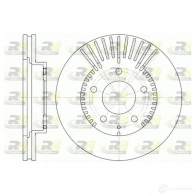 Тормозной диск ROADHOUSE 6840.10 Mazda MPV (LW) 2 Минивэн 3.0 i V6 200 л.с. 2002 – 2006 4SQD0 DSX6 84010