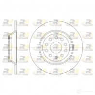 Тормозной диск ROADHOUSE MQPEXBZ Skoda Superb (3V5) 3 Универсал 2.0 TSI 4x4 280 л.с. 2015 – 2025 61587.00 DSX61 58700