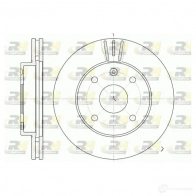 Тормозной диск ROADHOUSE FX99RY DSX 665610 6656.10 Chevrolet Lacetti 1 (J200) Хэтчбек