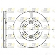 Тормозной диск ROADHOUSE 6ECW7 DSX61139 10 1460718 61139.10
