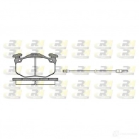 Тормозные колодки дисковые, комплект ROADHOUSE 2063 4 2144.32 PSX214432 Renault Twingo (C06) 1 Хэтчбек 1.2 (C063. C064) 55 л.с. 1993 – 1996