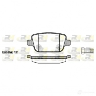 Тормозные колодки дисковые, комплект ROADHOUSE 2 4537 21256.00 D1314-8429 1457832 - Изображение 5