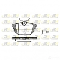 Тормозные колодки дисковые, комплект ROADHOUSE 2692.00 D1478-8677 231 77 Fiat Marea (185) 1 Седан 2.4 JTD 130 130 л.с. 1999 – 2002