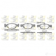Тормозные колодки дисковые, комплект ROADHOUSE 21 930 21931 Fiat Brava (182) 1 Хэтчбек 1.9 TD 100 S (182.BF) 100 л.с. 1996 – 2001 2588.11