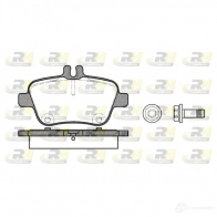 Тормозные колодки дисковые, комплект ROADHOUSE Mercedes B-Class (W246) 2 Хэтчбек 2.1 B 220 CDI / d (2403) 163 л.с. 2013 – 2024 21477.00 PSX2147700 D1646-88 74