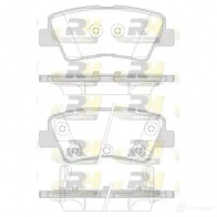Тормозные колодки дисковые, комплект ROADHOUSE 24935 Hyundai i30 (PDE, PD) 3 Хэтчбек 1.4 T GDI 140 л.с. 2016 – наст. время 249 34 21362.42