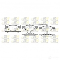 Тормозные колодки дисковые, комплект ROADHOUSE 21929 Fiat Brava (182) 1 Хэтчбек 1.9 JTD 105 105 л.с. 1998 – 2001 219 27 2587.11