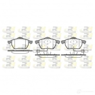 Тормозные колодки дисковые, комплект ROADHOUSE 218 48 2390.52 Audi A4 (B7) 3 Кабриолет 3.2 Fsi 255 л.с. 2006 – 2009 21849