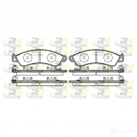 Тормозные колодки дисковые, комплект ROADHOUSE Chevrolet Camaro 4 (GM F) Кабриолет D41 2-7300 PSX233402 2334.02