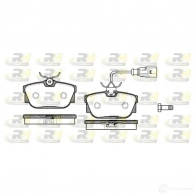 Тормозные колодки дисковые, комплект ROADHOUSE 2 3224 2767.01 23446 Volkswagen Transporter (T4) 4 Автобус 2.4 D Syncro 78 л.с. 1992 – 1998