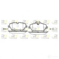 Тормозные колодки дисковые, комплект ROADHOUSE Bmw 2 Active Tourer D1308-842 3 PSX2113110 21131.10