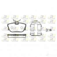 Тормозные колодки дисковые, комплект ROADHOUSE D877-7754 Volkswagen Transporter (T4) 4 Автобус 1.9 TD 68 л.с. 1992 – 2003 2 3224 2767.10